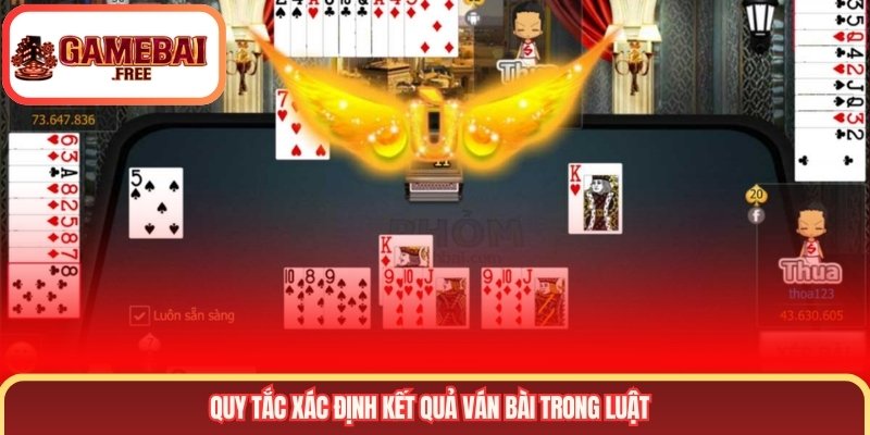 Quy tắc xác định kết quả ván bài trong luật