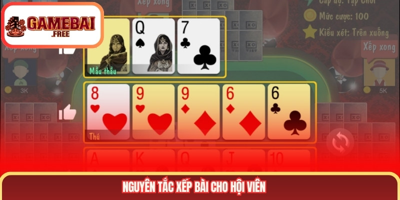 Nguyên tắc xếp bài cho hội viên