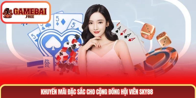 Khuyến mãi đặc sắc cho cộng đồng hội viên SKY88