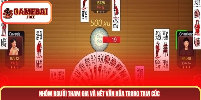 Nhóm người tham gia và nét văn hóa trong tam cúc