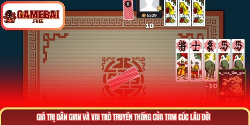 Giá trị dân gian và vai trò truyền thống của tam cúc lâu đời