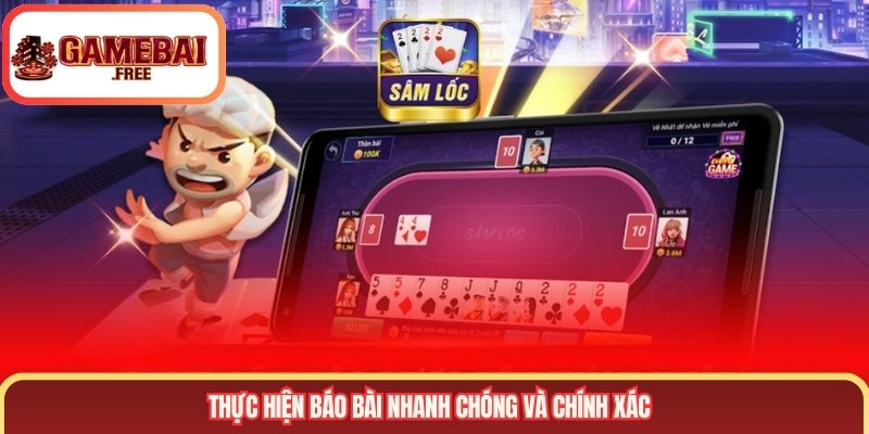Thực hiện báo bài nhanh chóng và chính xác